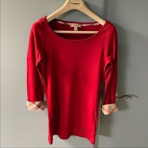 Red Burberry Brit